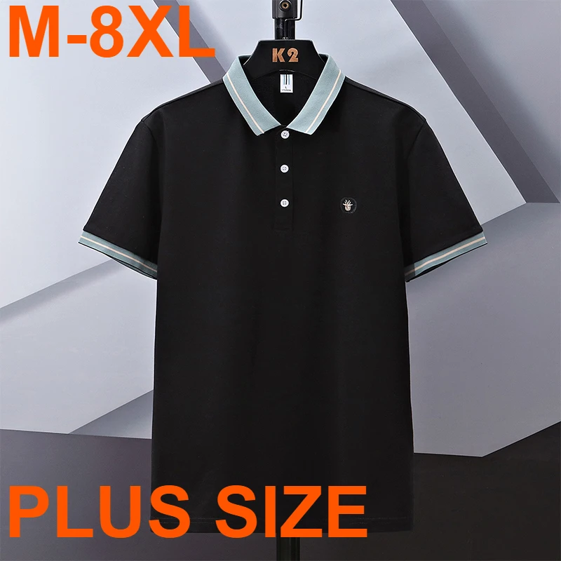 Polo Shirt Pique - Men Polo Shirts Plus Size Loose