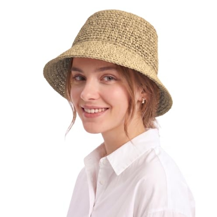 Packable Hat Nylon - Zylioo XL Straw Bucket Hats, Large