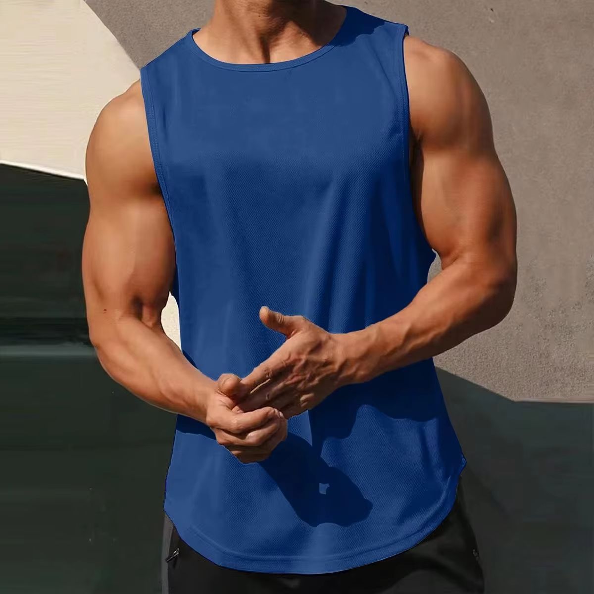 Tank Top Muscle - Men's Gym Clothing Summer Fitness Cotton