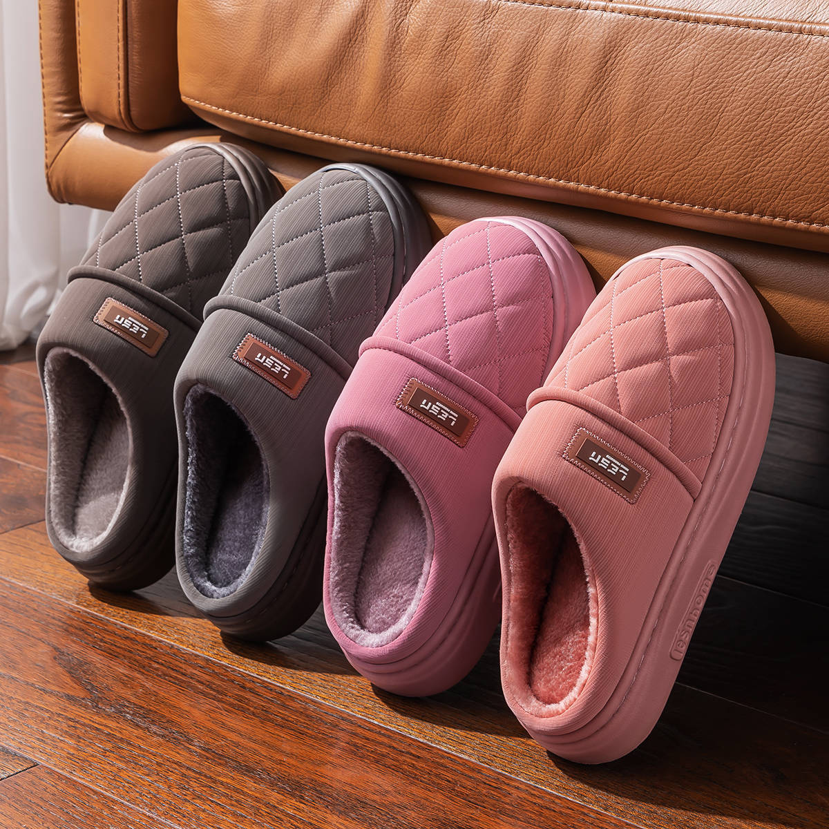 Winter Warm Slipper Women Men  - Flip Flop Leather Men 리뷰 및 가격