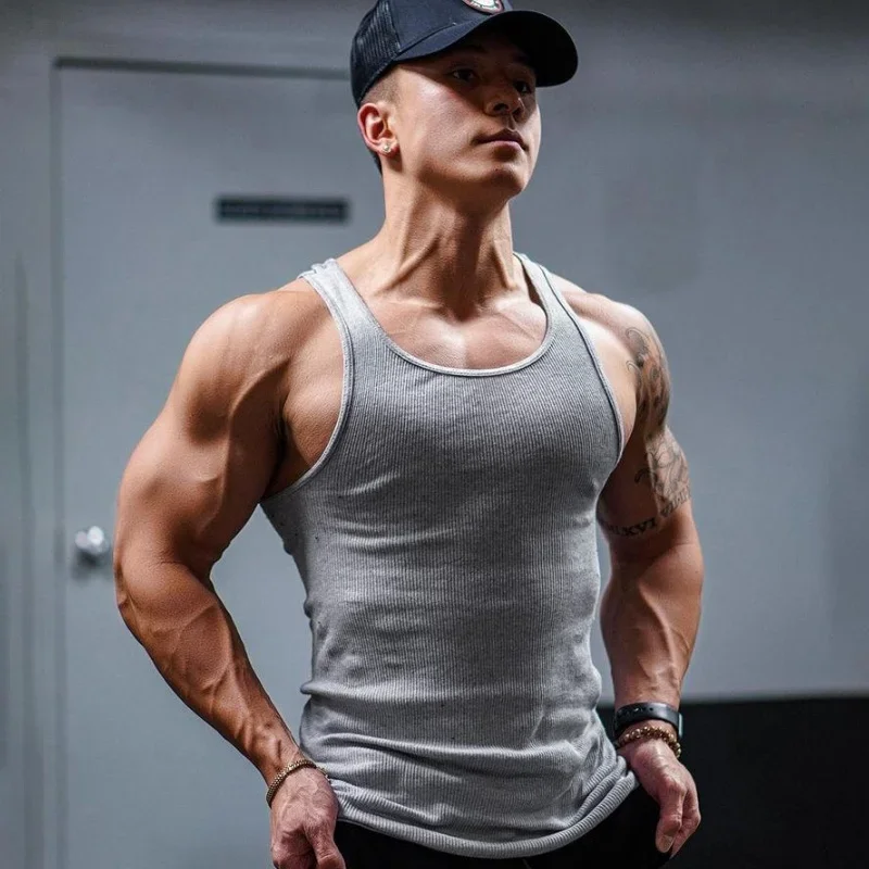 Summer Men Running Vests Plain - Tank Top Muscle 리뷰 및 가격