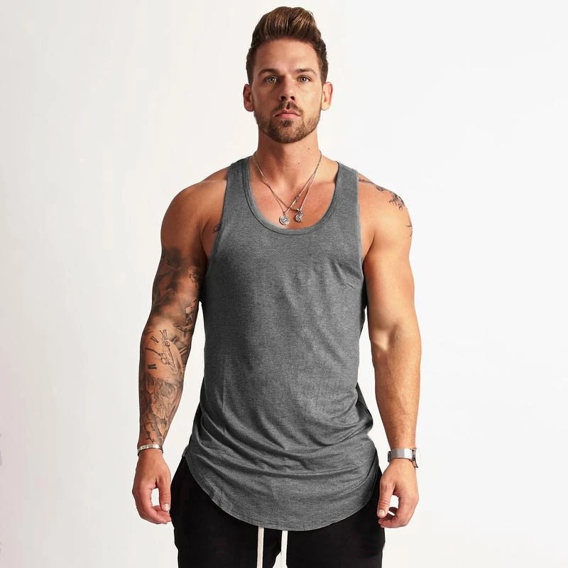 Summer Men Running Vests Plain - Tank Top Muscle 리뷰 및 가격