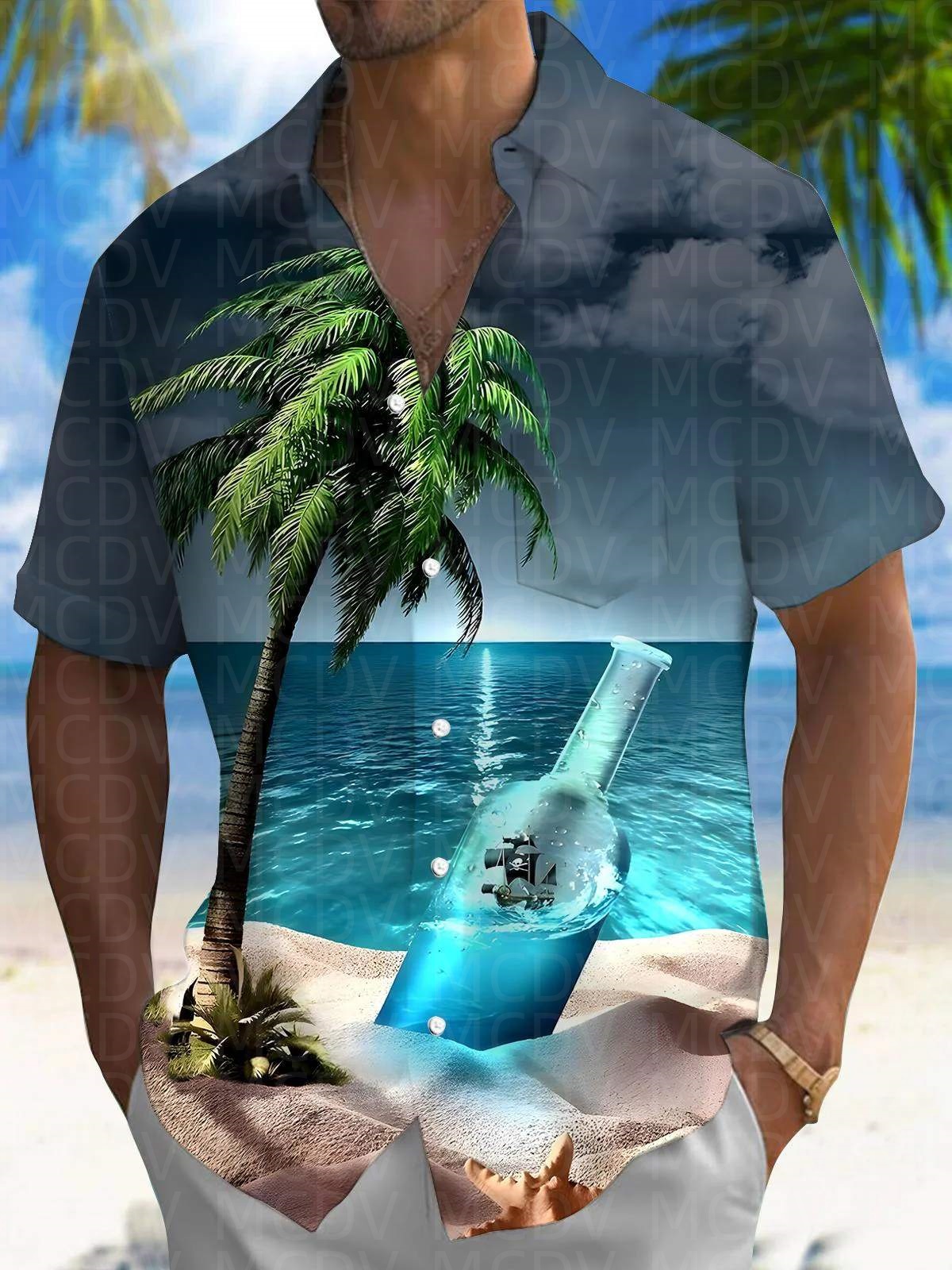 Trump Pattern Men's Hawaiian S - Shirt Camp Collar 리뷰 및 가격