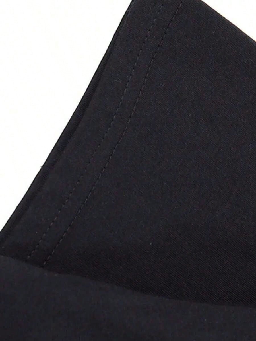 Black Cotton Graphic Tee with  - Tee Graphic Print 리뷰 및 가격