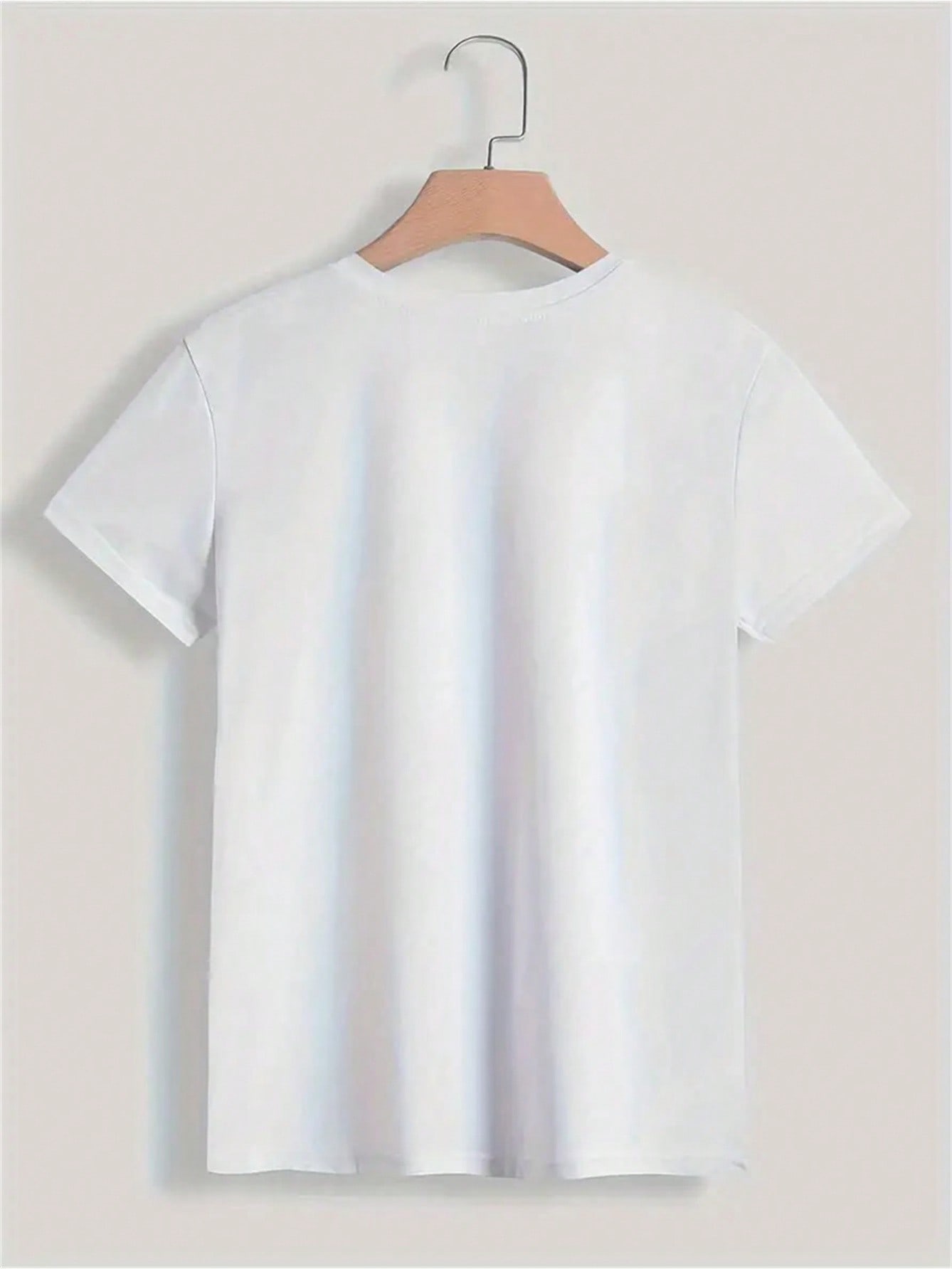 Men's White Cotton Graphic Tee - Tee Graphic Print 리뷰 및 가격