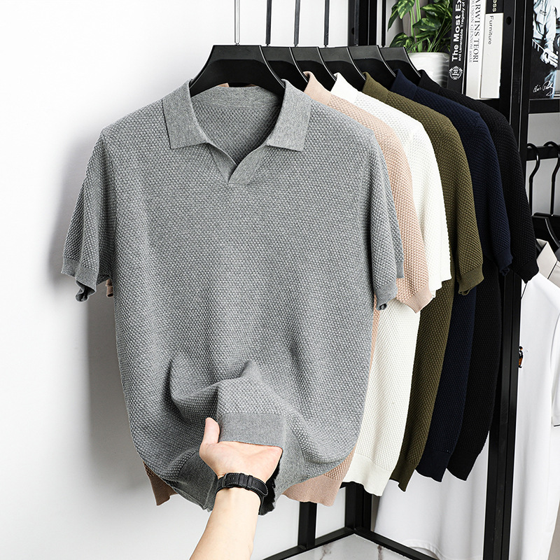 100% Cotton Short-sleeved POLO - Polo Shirt Pique 리뷰 및 가격