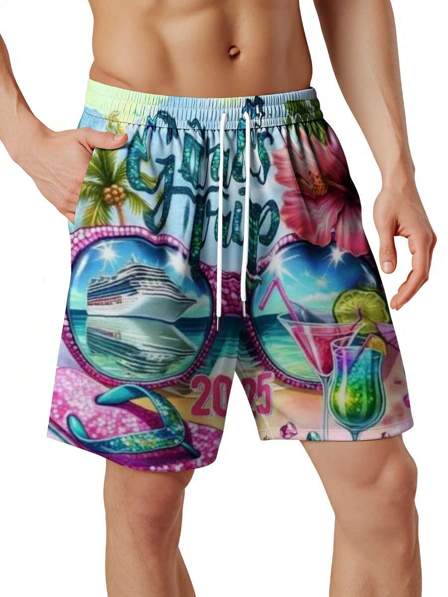 Mens Beach Swim Trunks 3D Prin - Swim Trunk Quick Dry 리뷰 및 가격