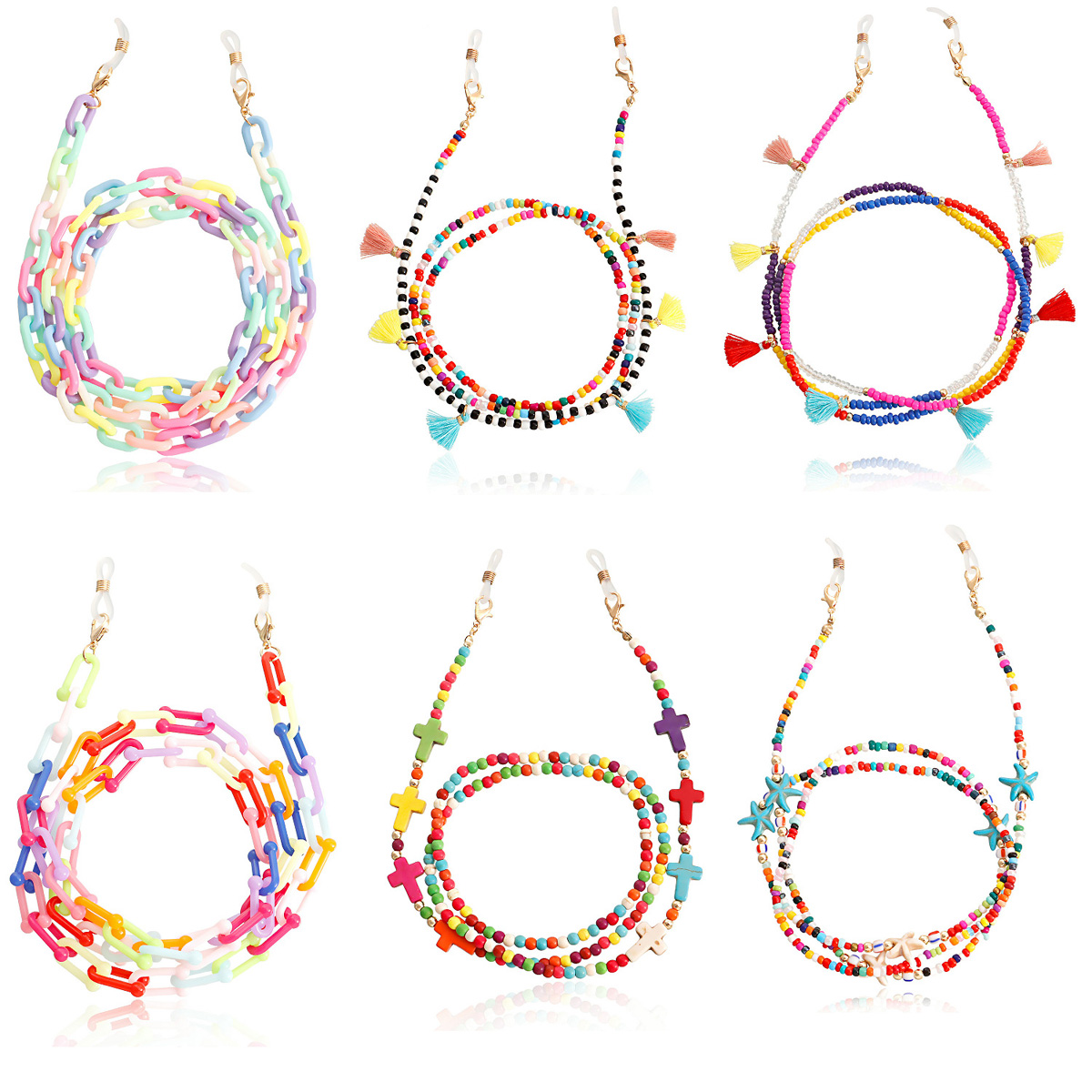 New Fashion Glasses Chain Dual - Sunglass Retainer Cord 리뷰 및 가격