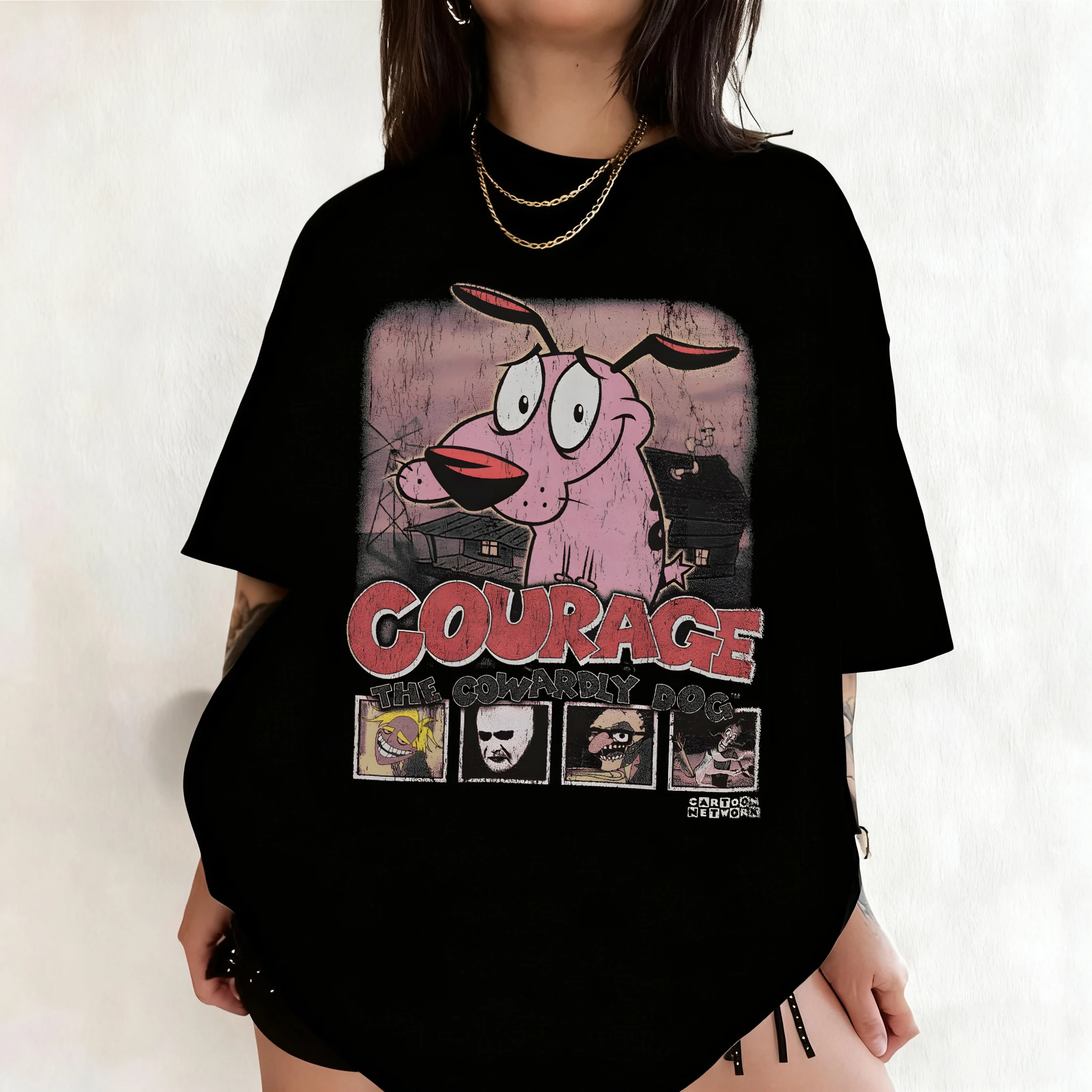 Summer Vintage Courage The Cow - Tee Graphic Print 리뷰 및 가격