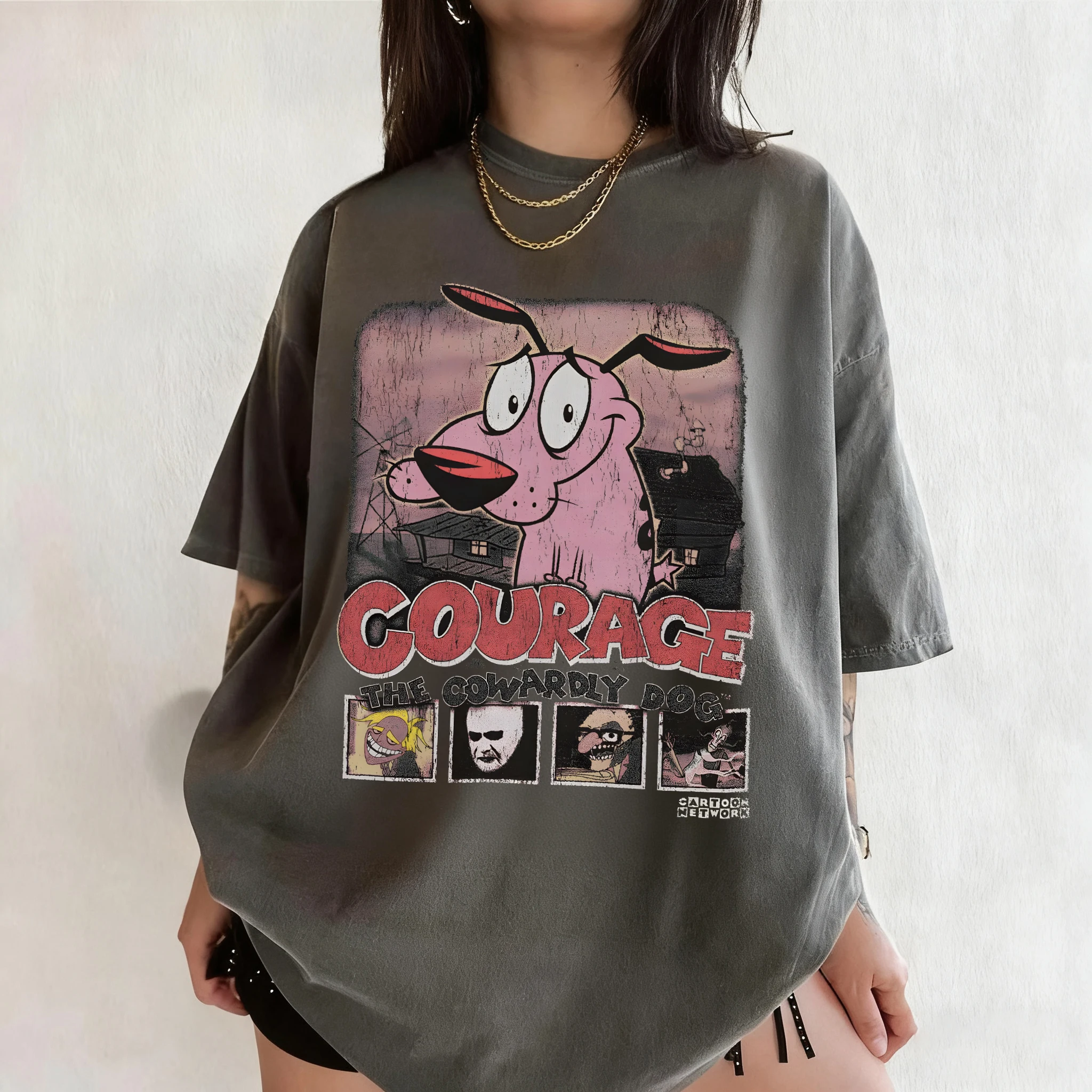 Summer Vintage Courage The Cow - Tee Graphic Print 리뷰 및 가격