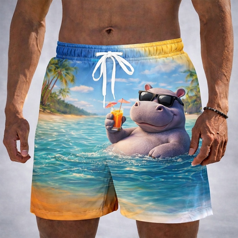 Funny Vacation Animal Graphic  - Trunks Board Surf 리뷰 및 가격