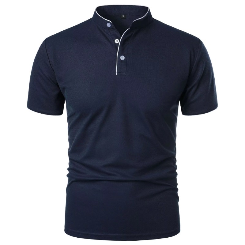 New Men's Short Sleeve Collar  - Polo Shirt Pique 리뷰 및 가격