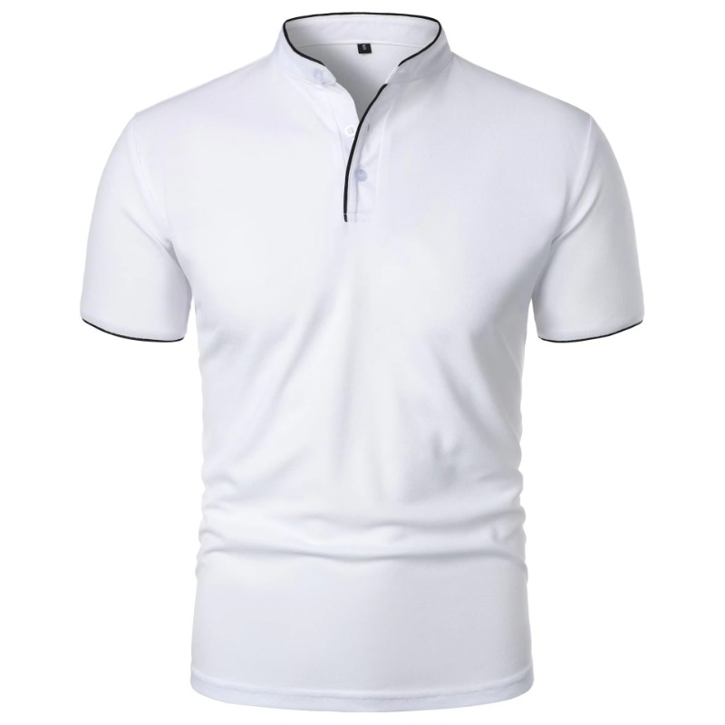 New Men's Short Sleeve Collar  - Polo Shirt Pique 리뷰 및 가격