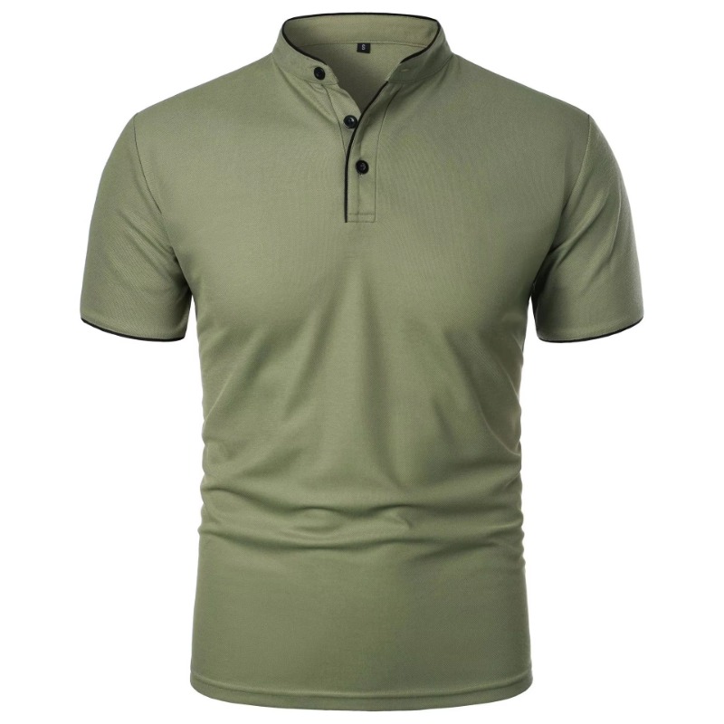 New Men's Short Sleeve Collar  - Polo Shirt Pique 리뷰 및 가격