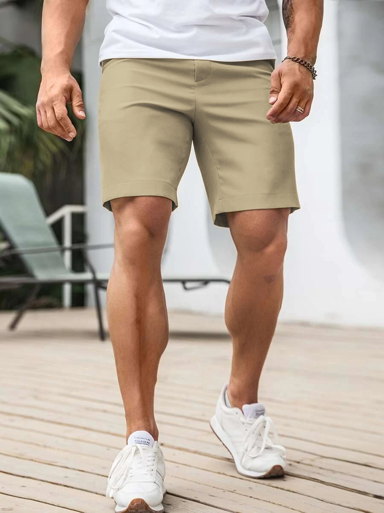 Men's Business Casual Chino Sh - Shorts Chino Slim 리뷰 및 가격