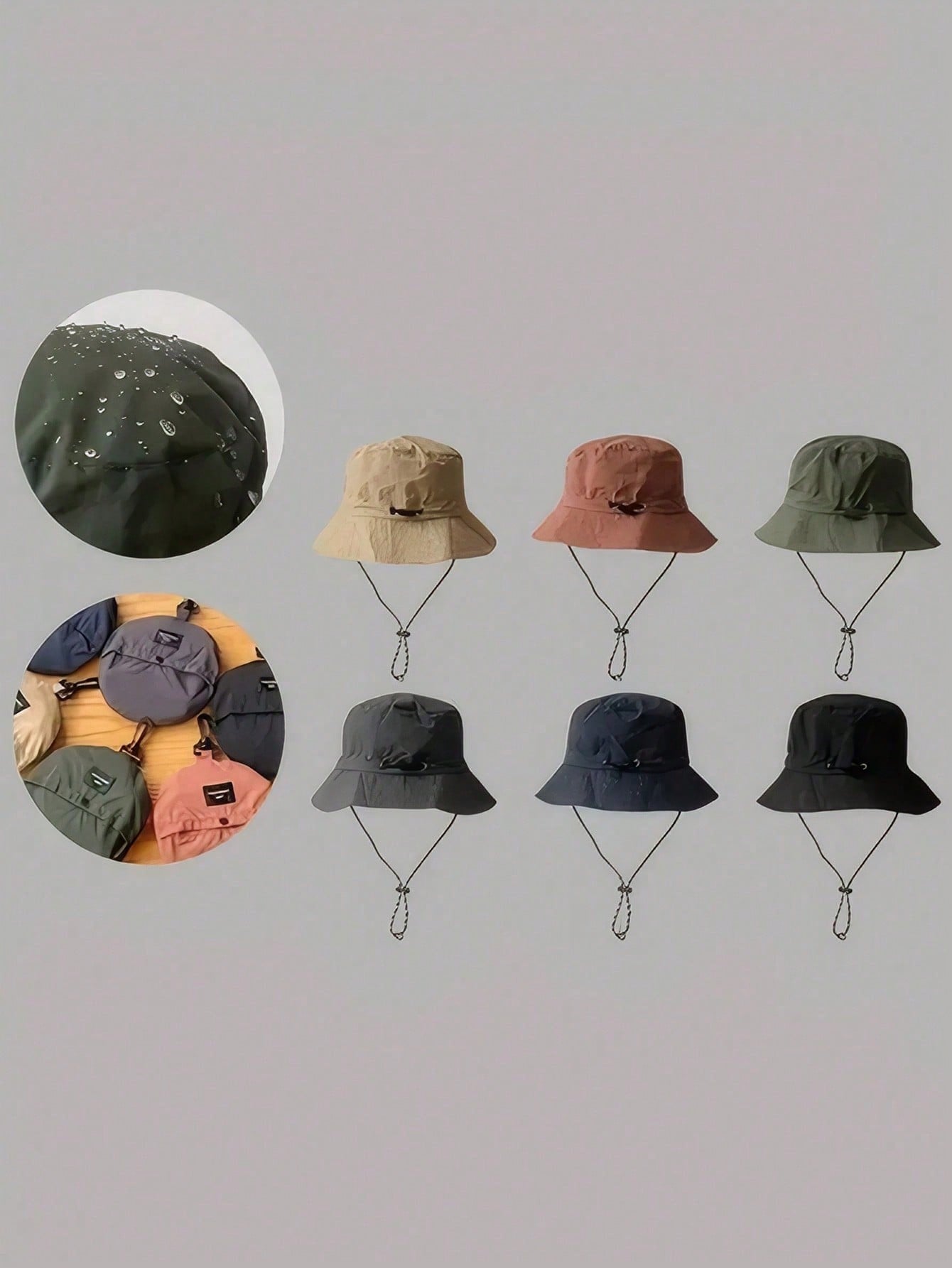 1 Pc Waterproof Bucket Hat, Fo - Packable Hat Nylon 리뷰 및 가격