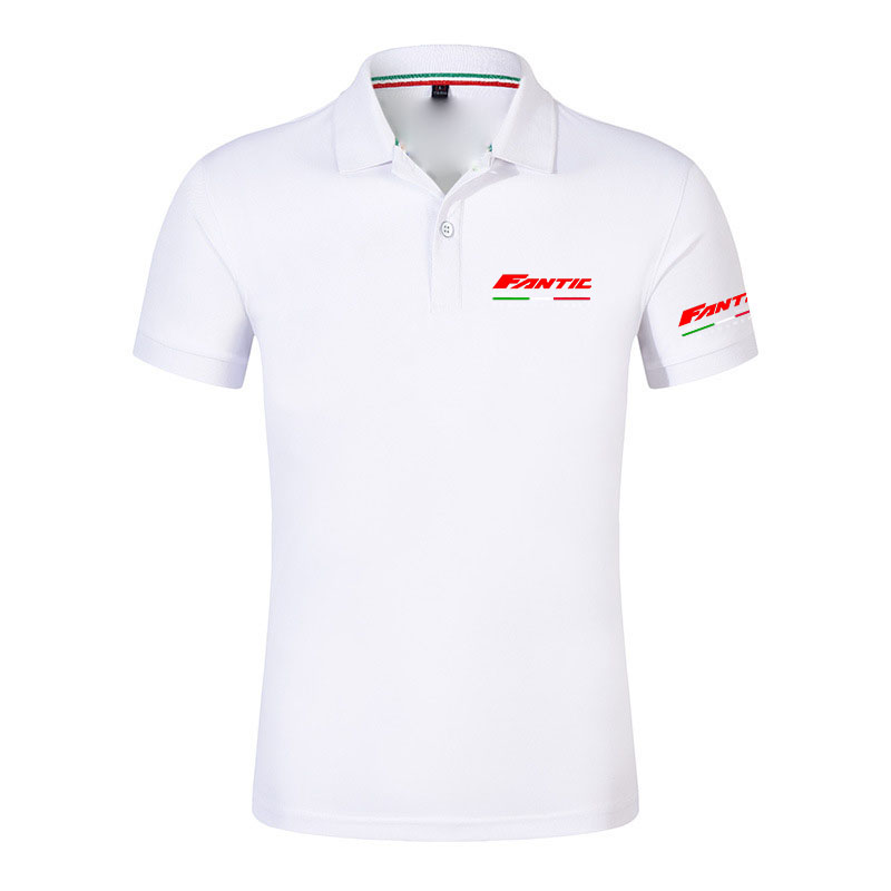 Men's Fantic Motor Logo Print  - Polo Shirt Pique 리뷰 및 가격