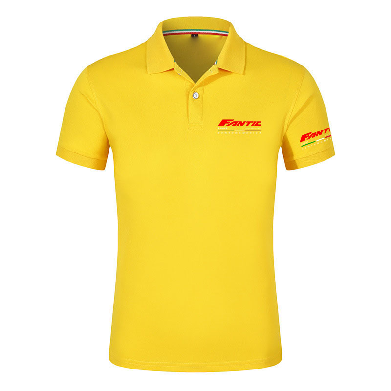 Men's Fantic Motor Logo Print  - Polo Shirt Pique 리뷰 및 가격