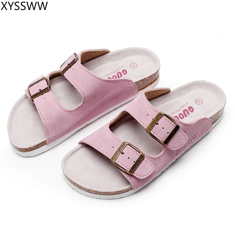 16 style Women Men Cork Slippe - Flip Flop Leather Men 리뷰 및 가격