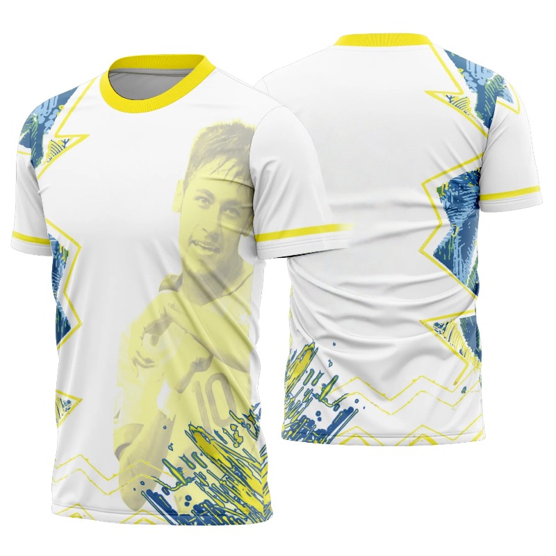 Summer Brazil Neymar No.10 Gra - Tee Graphic Print 리뷰 및 가격