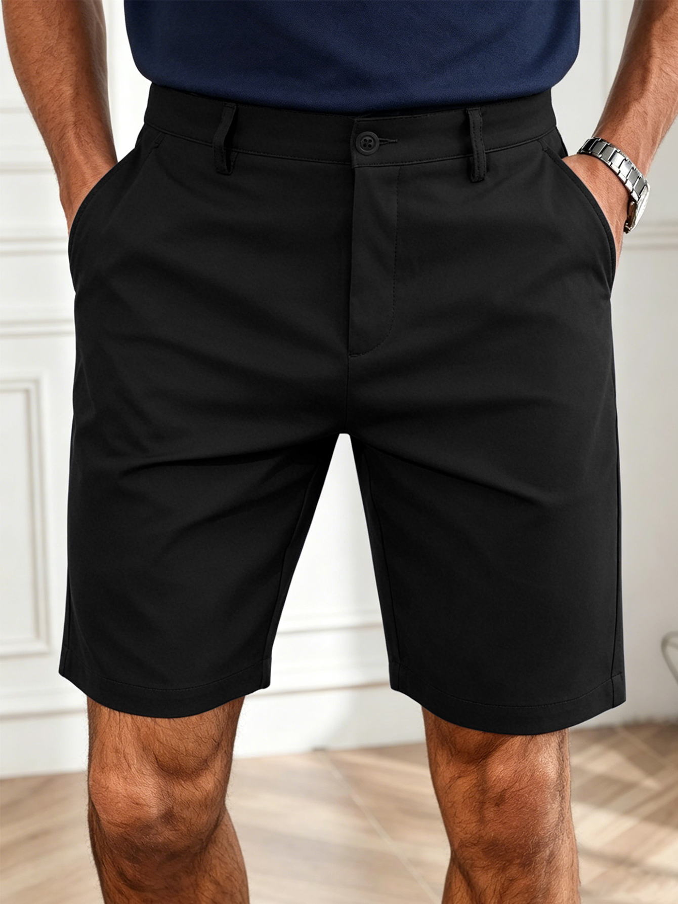 Men's Summer Stretch Chino Sho - Shorts Chino Slim 리뷰 및 가격