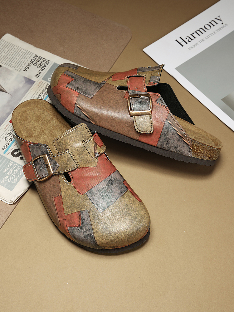 Unisex Cork Closed Toe Slipper - Flip Flop Leather Men 리뷰 및 가격