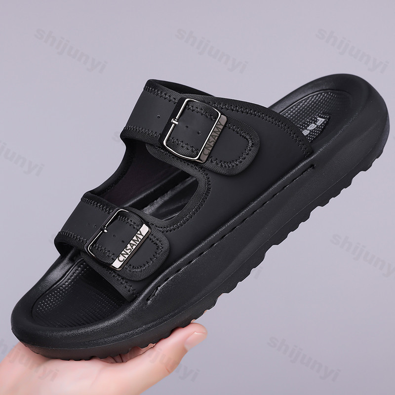 Men's Slippers 2025 Summer Bre - Flip Flop Leather Men 리뷰 및 가격