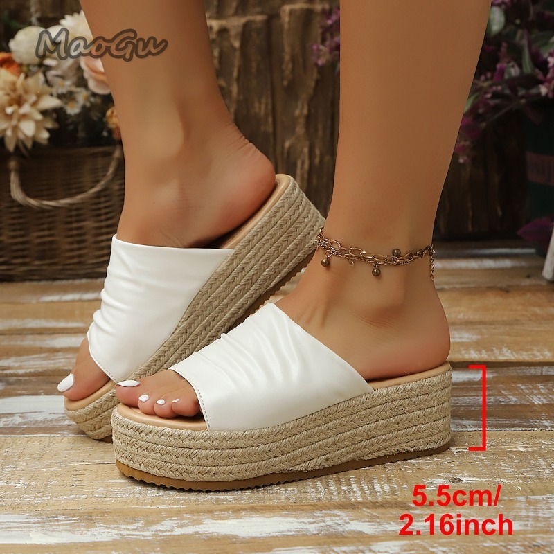 Women's Ruched Espadrille Wedg - Espadrille Slip On 리뷰 및 가격