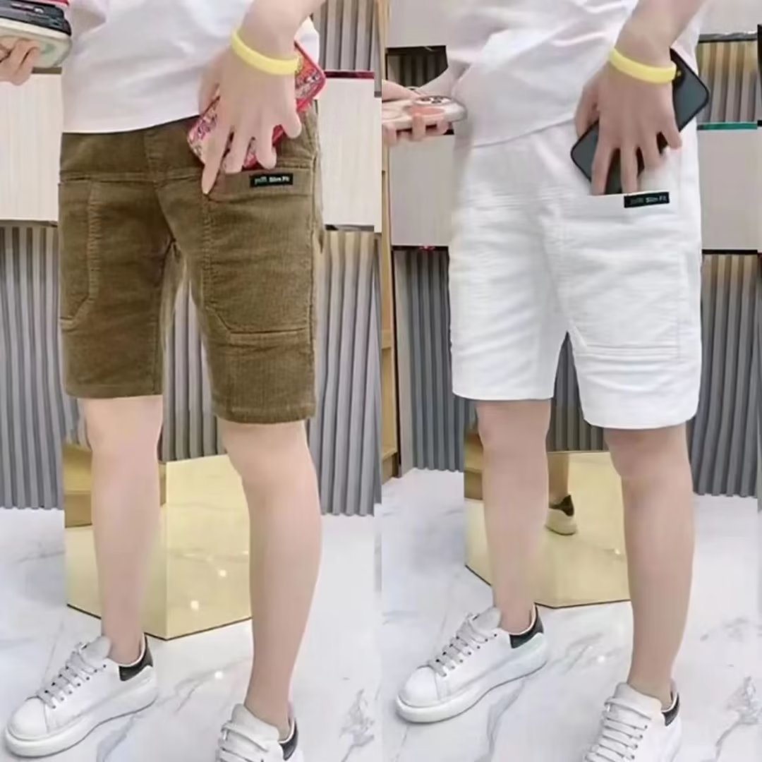Slim Fit Summer Thin Corduroy  - Shorts Chino Slim 리뷰 및 가격