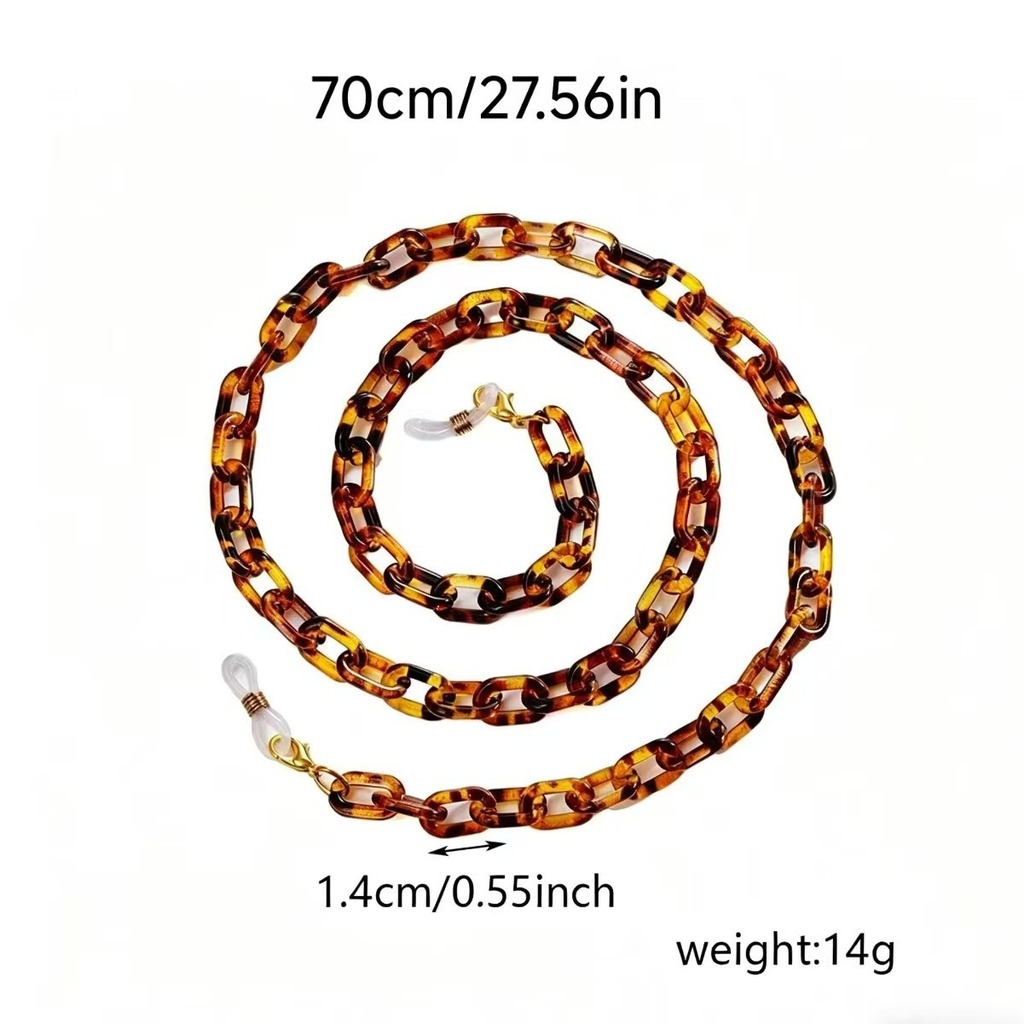 KLASSNUM Multicolor Brown Acry - Sunglass Retainer Cord 리뷰 및 가격