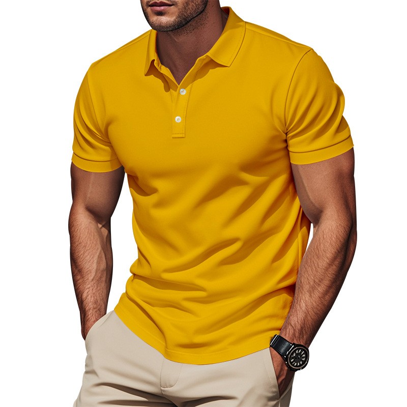 Casual Slim Fit Shirt Short Sl - Polo Shirt Pique 리뷰 및 가격