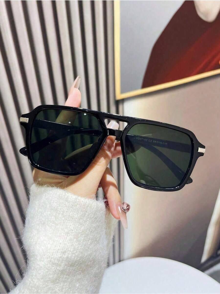 Fashion Double Bridge Aviator  - Sunglasses Aviator Polarized 리뷰 및 가격
