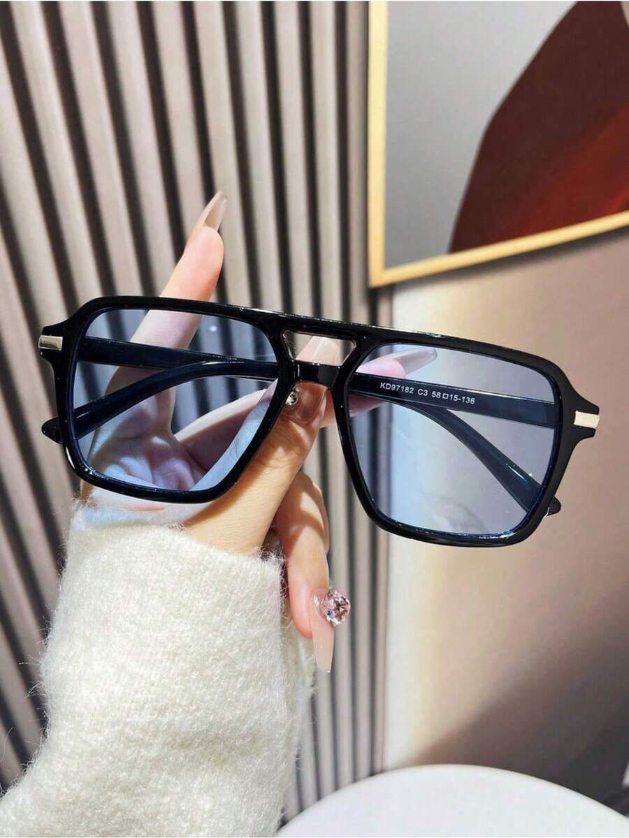 Fashion Double Bridge Aviator  - Sunglasses Aviator Polarized 리뷰 및 가격