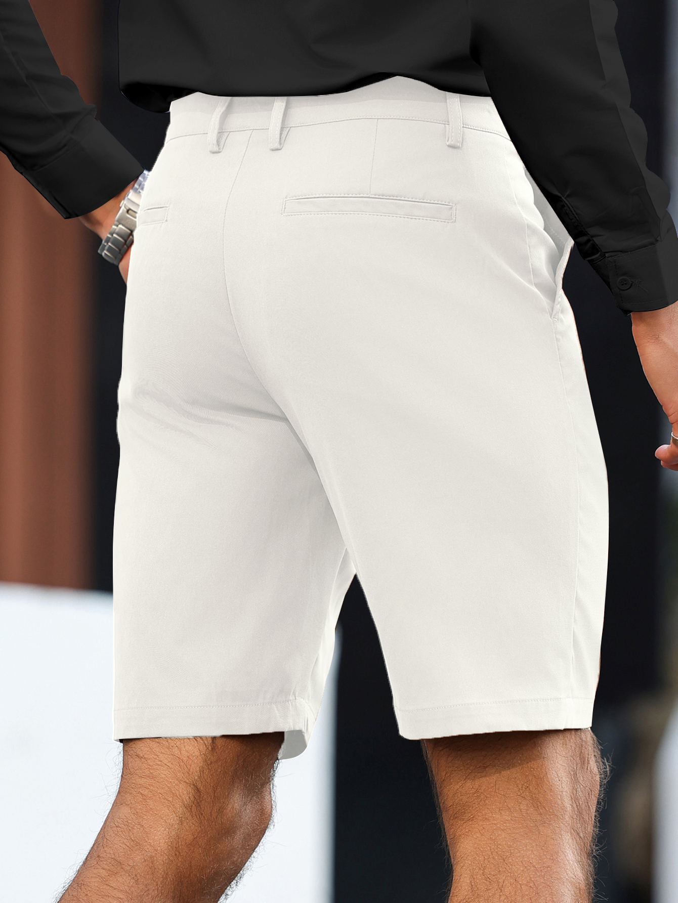 Men's Summer Stretch Chino Sho - Shorts Chino Slim 리뷰 및 가격