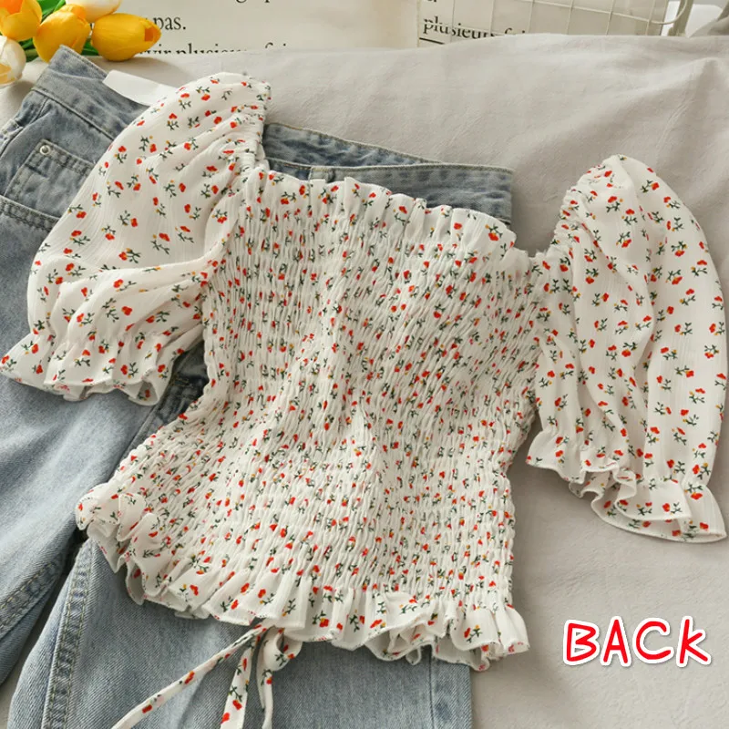 Blouses Shirts Women Floral Dr - Short Linen Drawstring 리뷰 및 가격