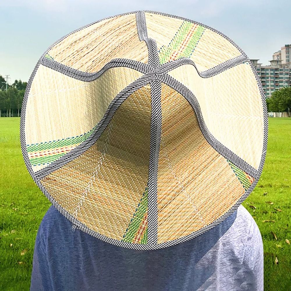 New Wide Brim Straw Hat Foldab - Bucket Hat Straw 리뷰 및 가격