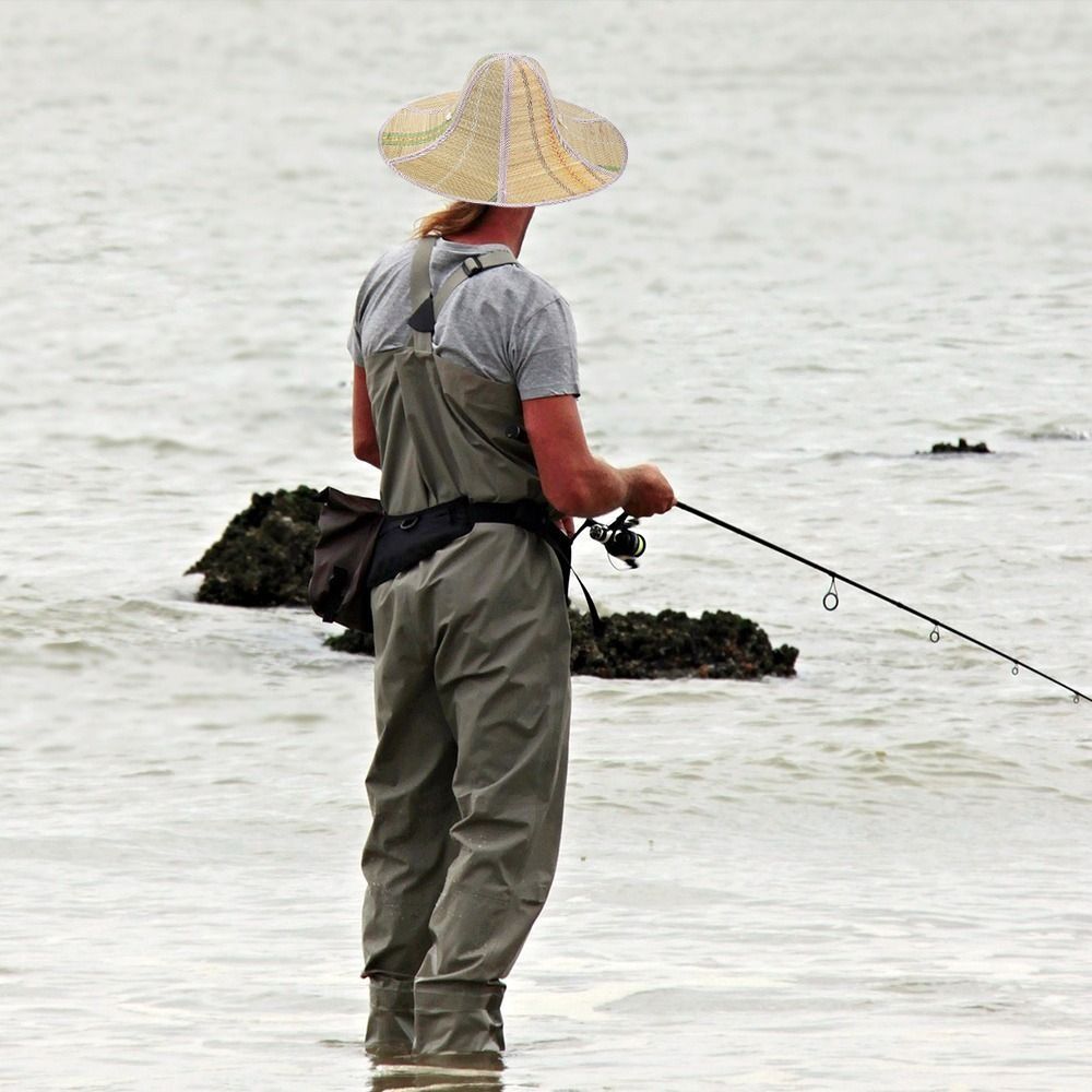 New Wide Brim Straw Hat Foldab - Bucket Hat Straw 리뷰 및 가격