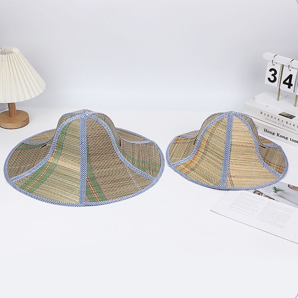 New Wide Brim Straw Hat Foldab - Bucket Hat Straw 리뷰 및 가격