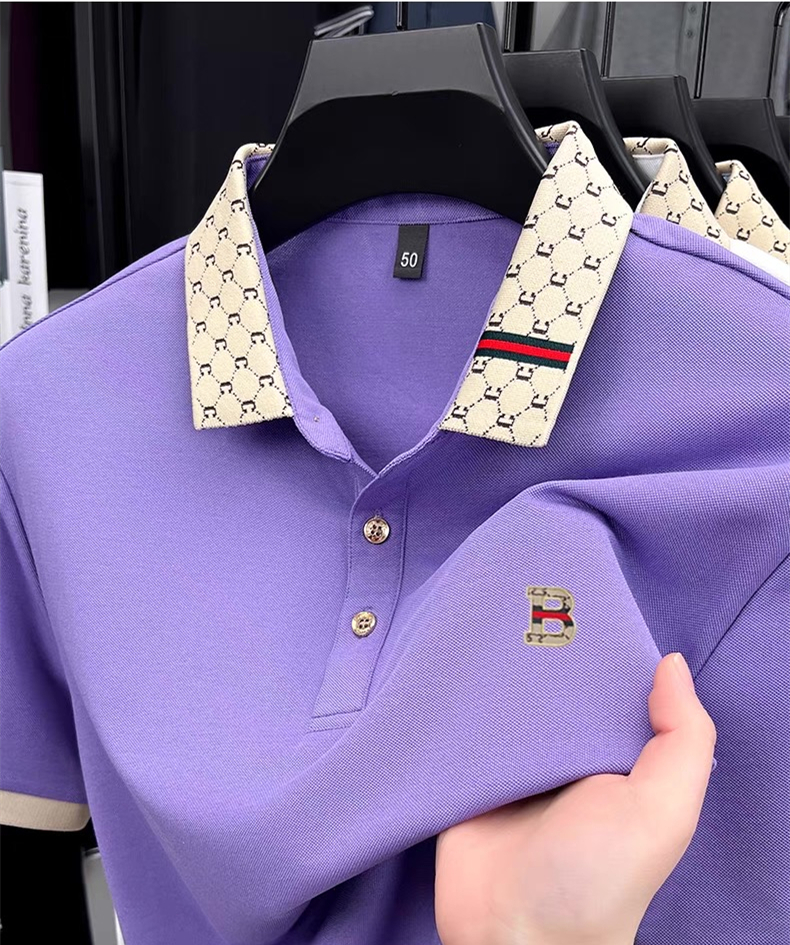 Luxury brand B letter embossed - Polo Shirt Pique 리뷰 및 가격