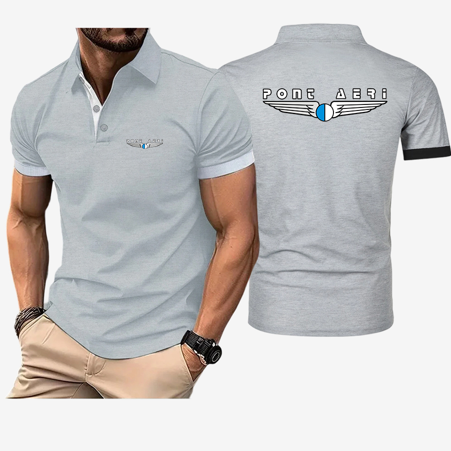 Disco Logo Pont Aeri CH Men's  - Polo Shirt Pique 리뷰 및 가격