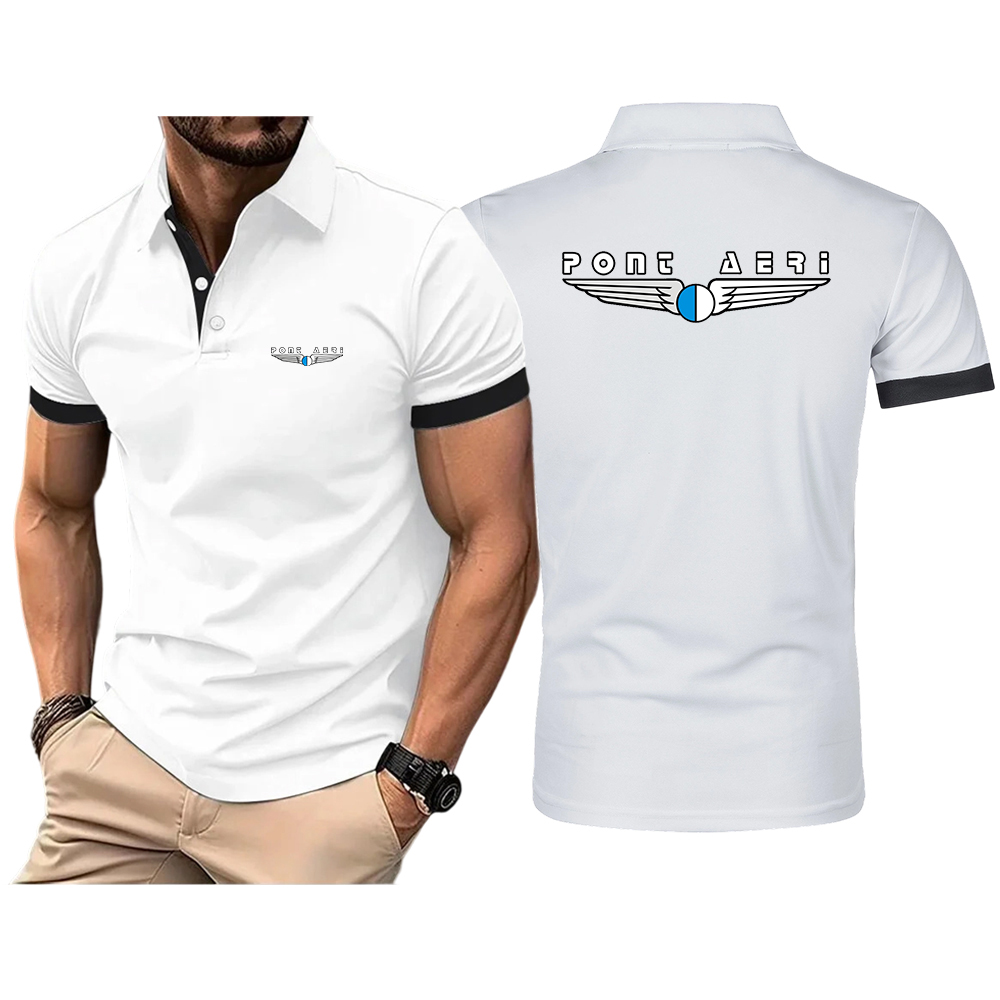 Disco Logo Pont Aeri CH Men's  - Polo Shirt Pique 리뷰 및 가격