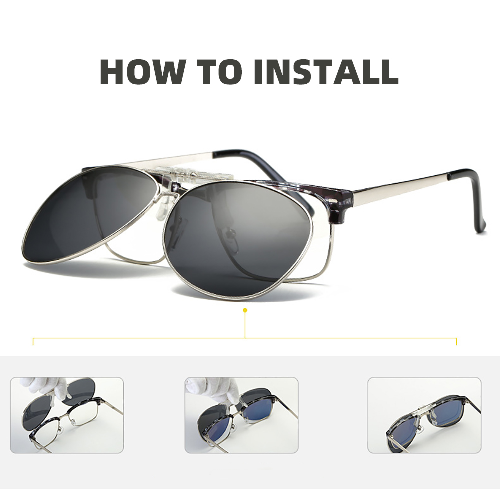 Oversized Pilot Clip on Sungla - Sunglasses Aviator Polarized 리뷰 및 가격