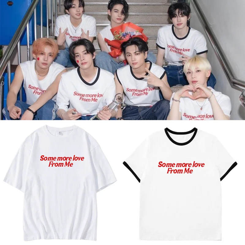 ENHYPENS Short Sleeve T-shirt  - Tee Graphic Print 리뷰 및 가격