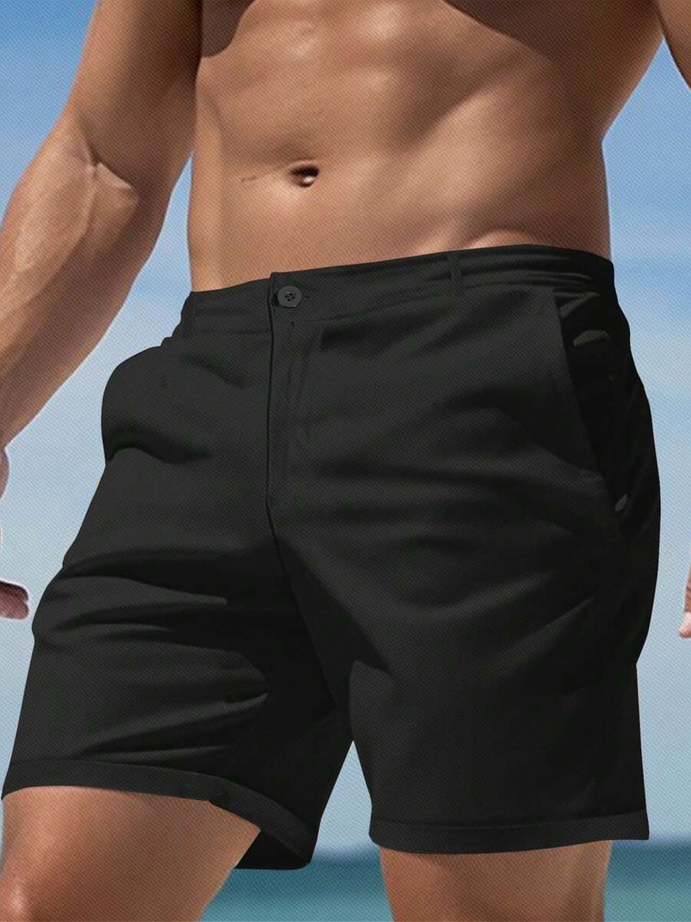 Men's Slim Fit Chino Shorts Su - Shorts Chino Slim 리뷰 및 가격