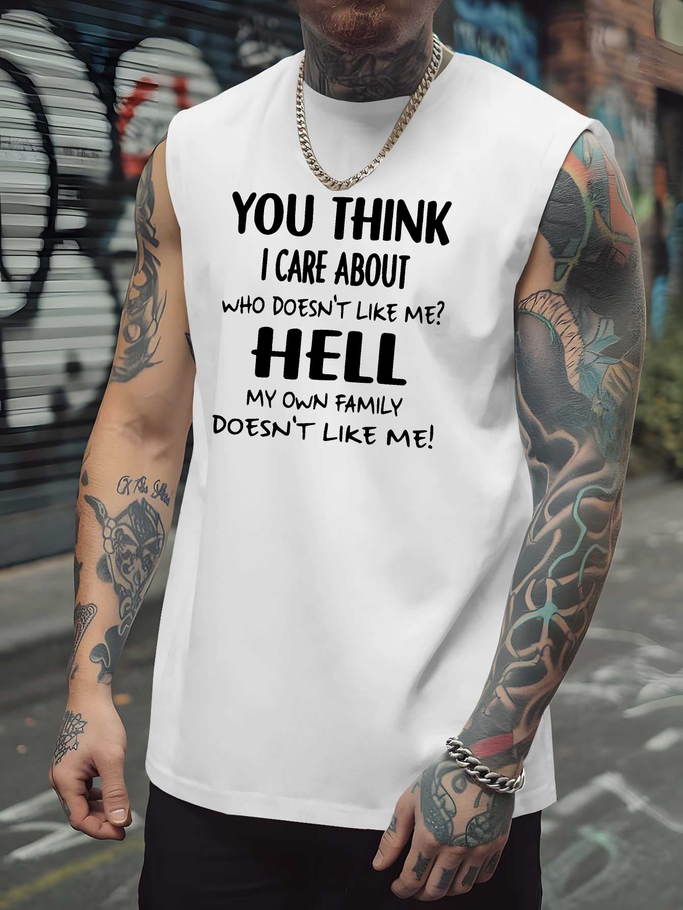 Men's Fun Quotes Sleeveless Mu - Tank Top Muscle 리뷰 및 가격