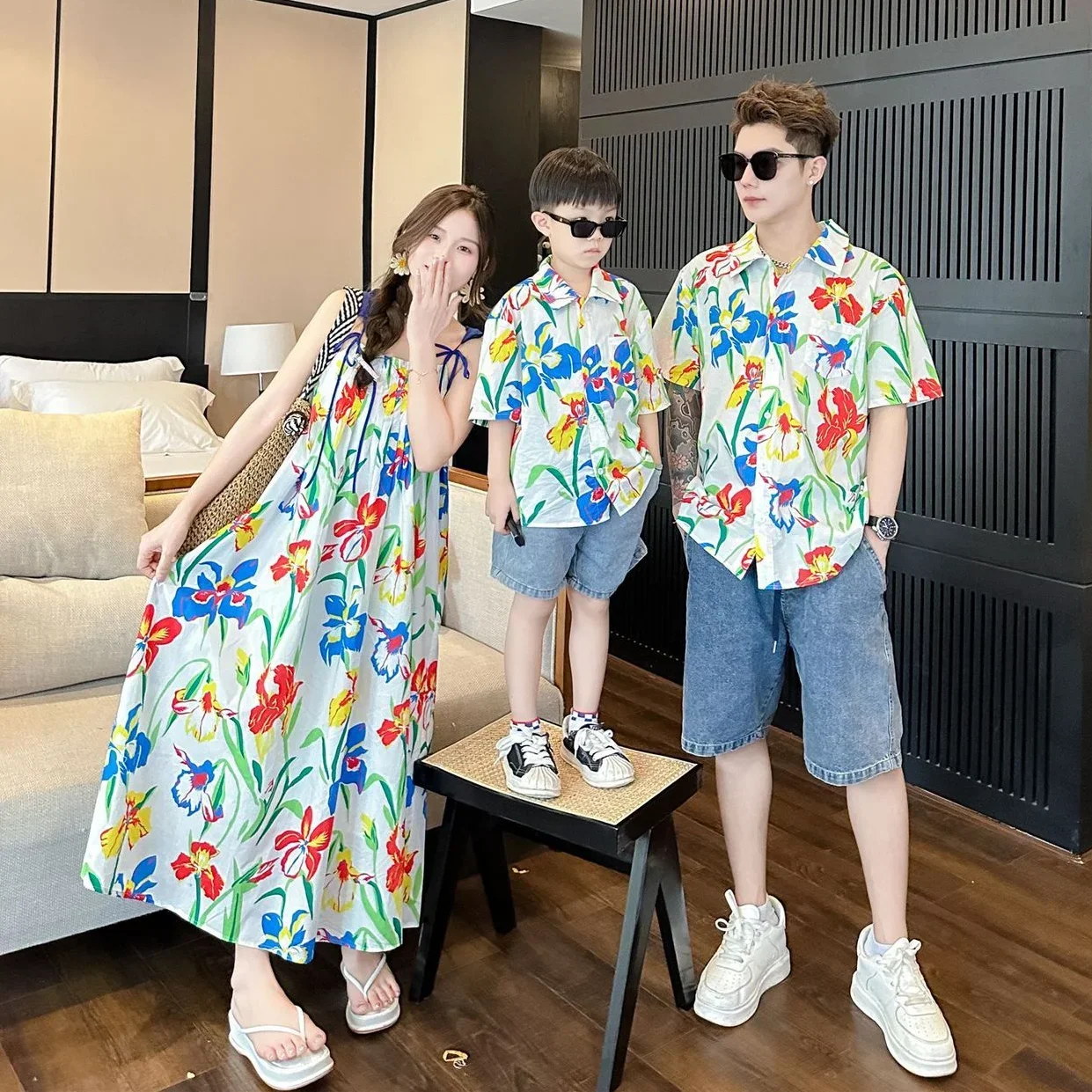 VacationClothes Korean Mommy a - Resort Shirt Floral 리뷰 및 가격