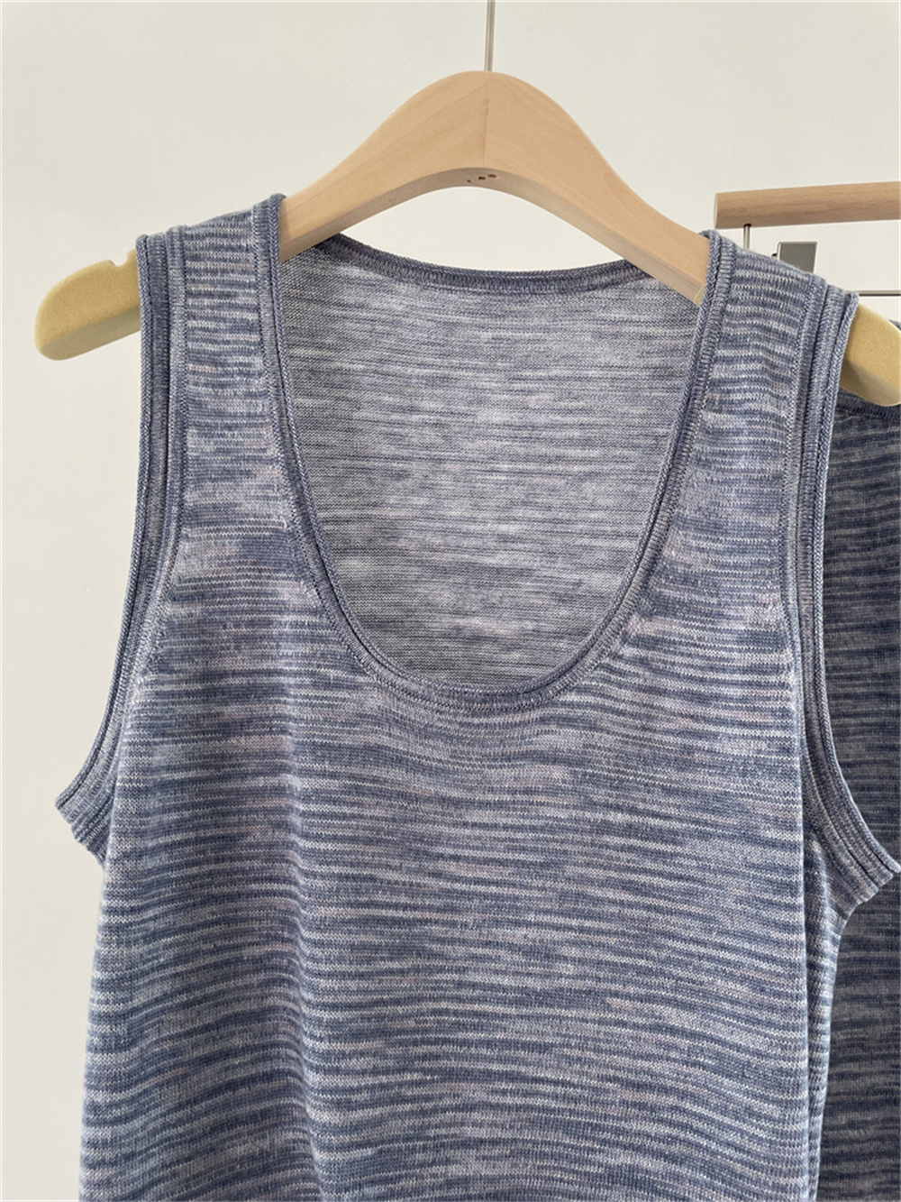 26 New Women's Clothes U-neck  - Short Linen Drawstring 리뷰 및 가격