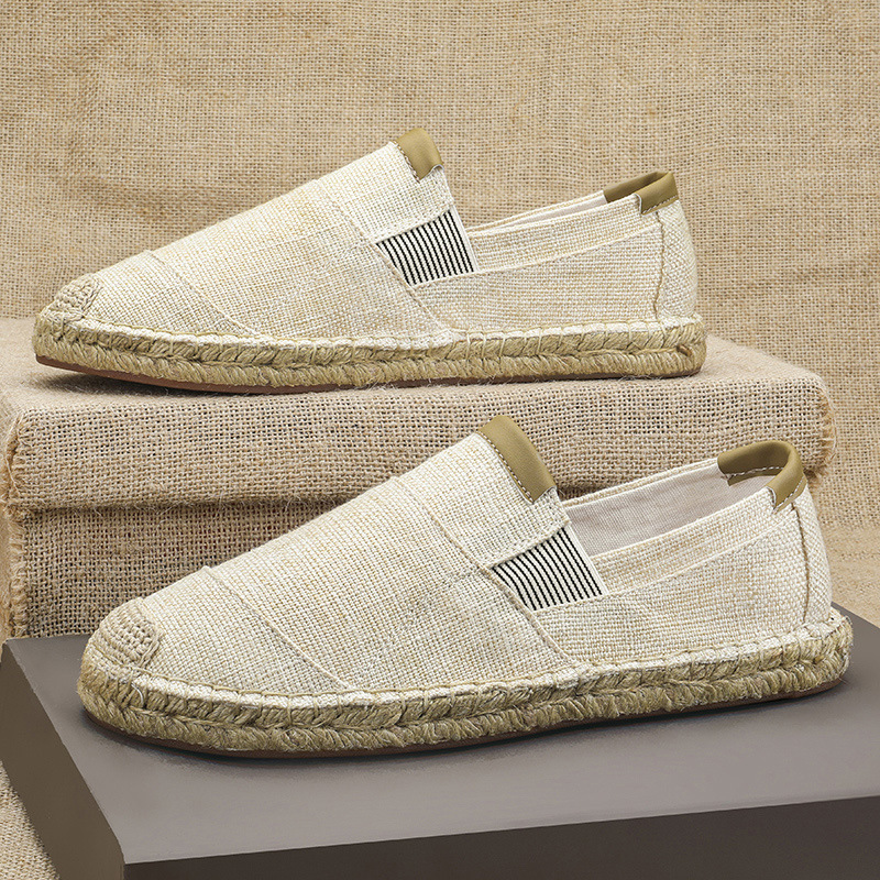2025New Men Linen Casual Shoes - Espadrille Slip On 리뷰 및 가격