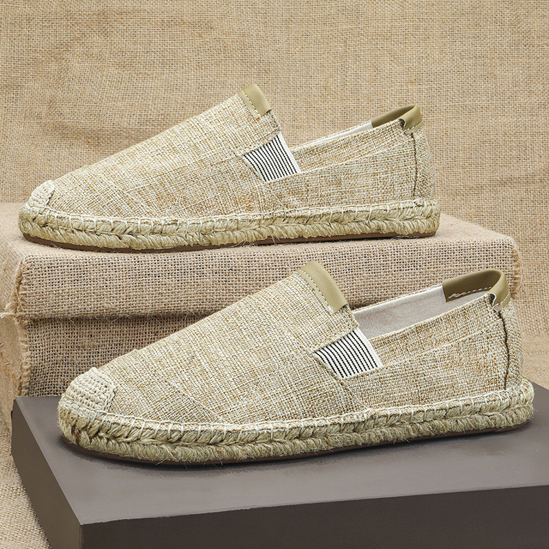 2025New Men Linen Casual Shoes - Espadrille Slip On 리뷰 및 가격