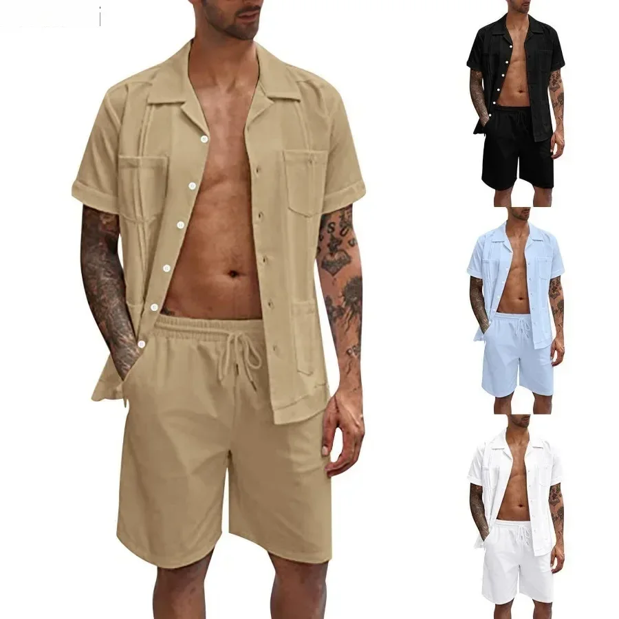New Men's Summer Casual Sport  - Short Linen Drawstring 리뷰 및 가격